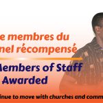 Quatre membres du personnel récompensé/Four Members of Staff Awarded